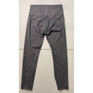 Lululemon Leggings Yoga Pants Black White Gray Speckle Size 8 High Waist 26”